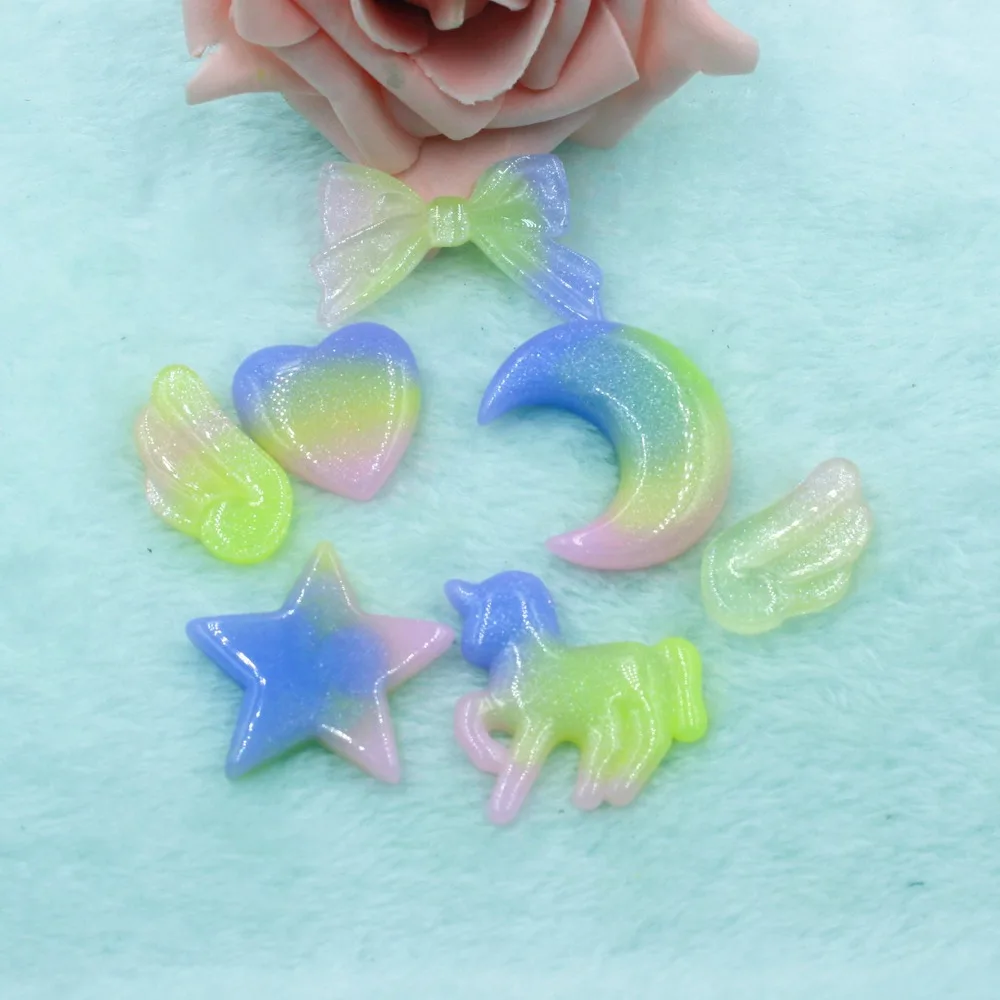 10pcs/lot hot sale flat back resin heart star moon horse with glitter DIY resin cabochons accessories
10pcs/lot hot sale flat back resin heart star moon horse with glitter DIY resin cabochons accessories