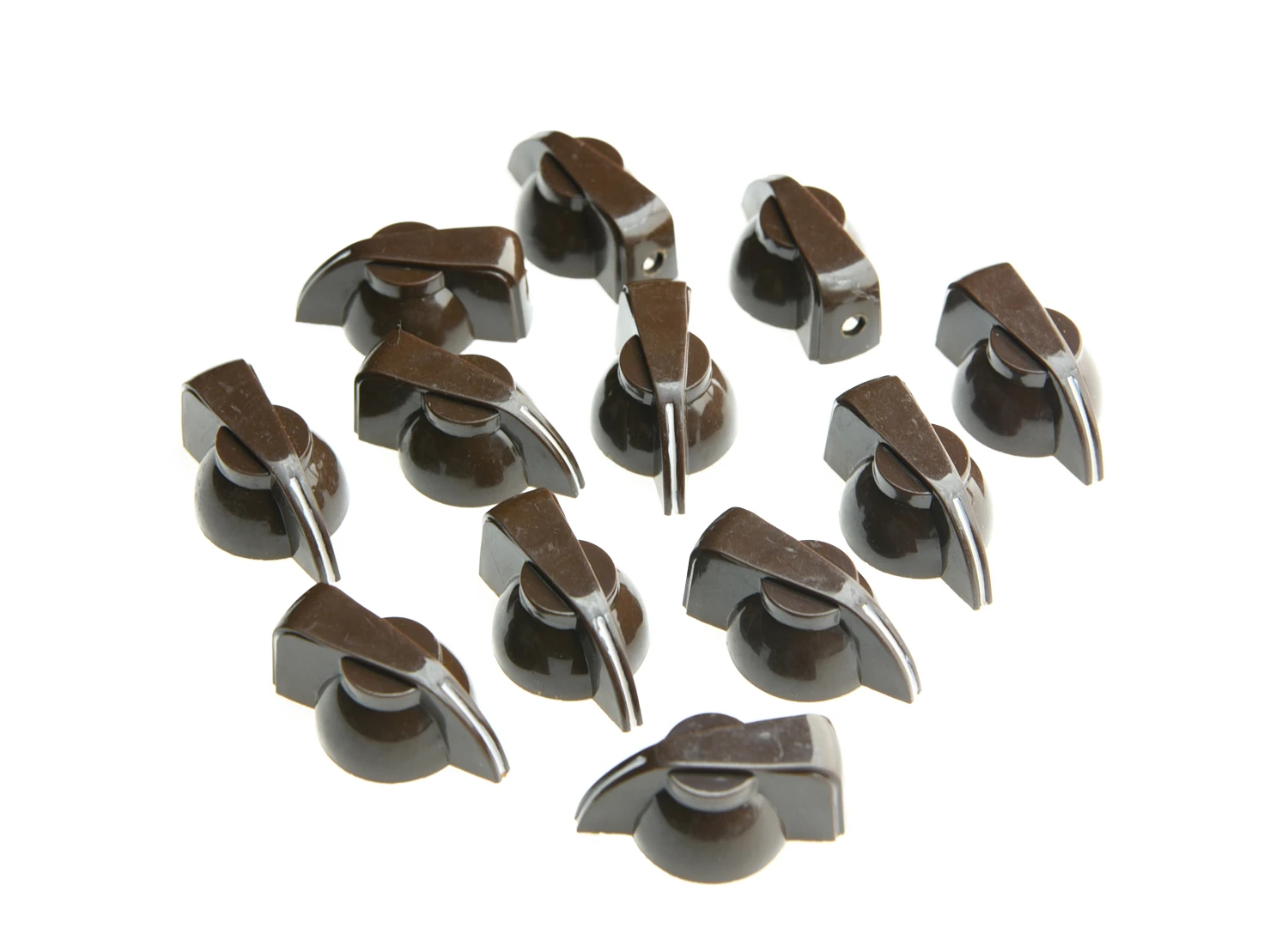KAISH 12 Pcs Brass Insert Guitar Chicken Head Knob AMP Effect pointer Knob Brown
KAISH 12 Pcs Brass Insert Guitar Chicken Head Knob AMP Effect pointer Knob Brown