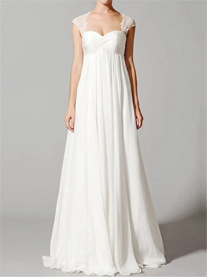 Ensotek Beading Empire Waist Lace Maternity Plus Size Wedding Dress 2020 Weding Gowns Bridal Dresses Custom robe de mariage
Ensotek Beading Empire Waist Lace Maternity Plus Size Wedding Dress 2020 Weding Gowns Bridal Dresses Custom robe de mariage