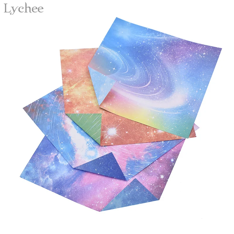 Lychee Life Universe Starry Double Side Origami Paper DIY Kids Folded Craft Paper Handmade Folding Paper Scrapbooking Craft
Lychee Life Universe Starry Double Side Origami Paper DIY Kids Folded Craft Paper Handmade Folding Paper Scrapbooking Craft