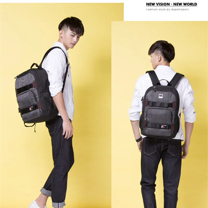 AspenSport Brand Casual School Backpack For Teenage Boy Laptop Bag Polyester Backpack Bag Fashion Travel Bag Mochila Rucksacks 
AspenSport Brand Casual School Backpack For Teenage Boy Laptop Bag Polyester Backpack Bag Fashion Travel Bag Mochila Rucksacks
