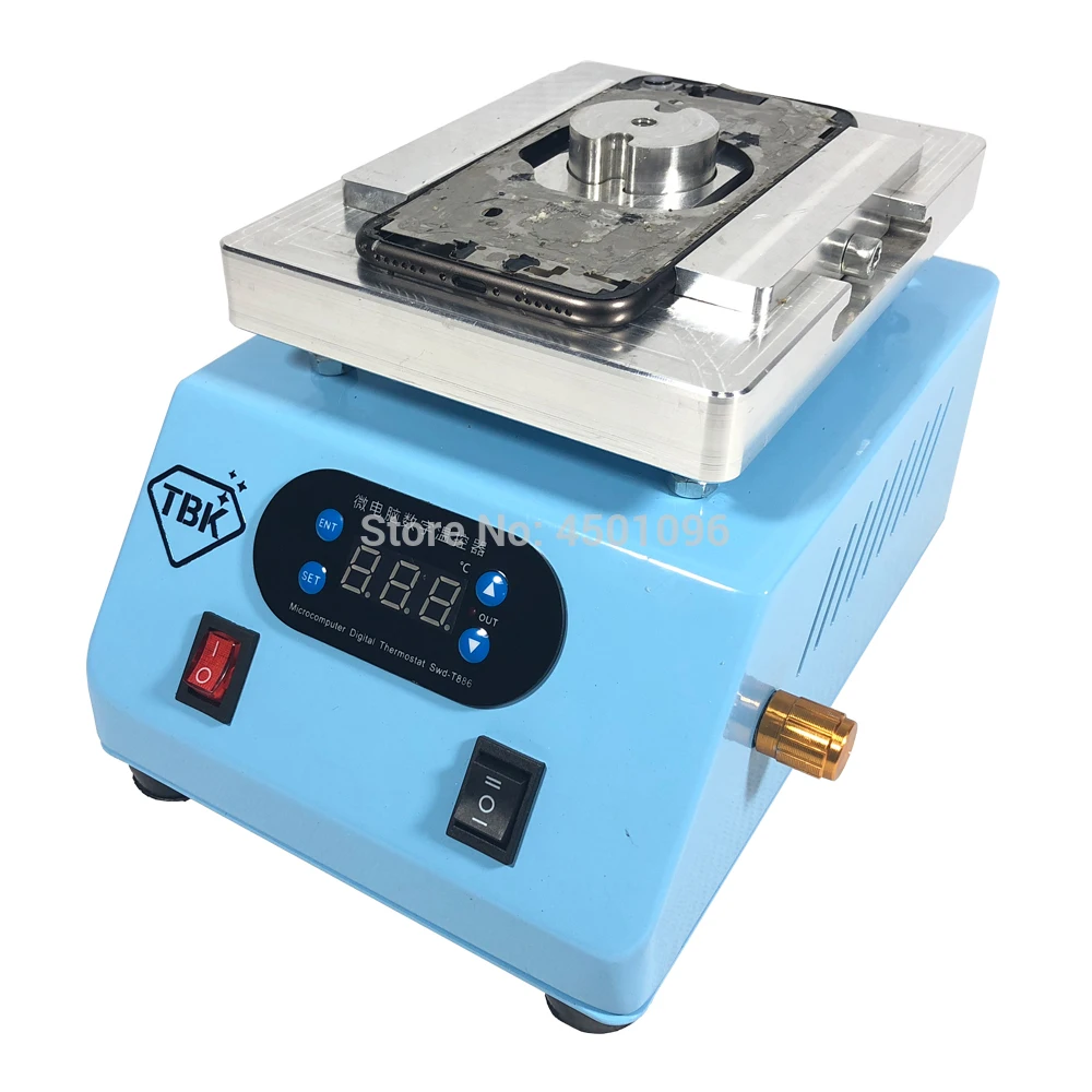 TBK Automatic back cover glass remover machine for iphone 8/8 PLUS/X cracked back glass separator machine 220V/110V
TBK Automatic back cover glass remover machine for iphone 8/8 PLUS/X cracked back glass separator machine 220V/110V