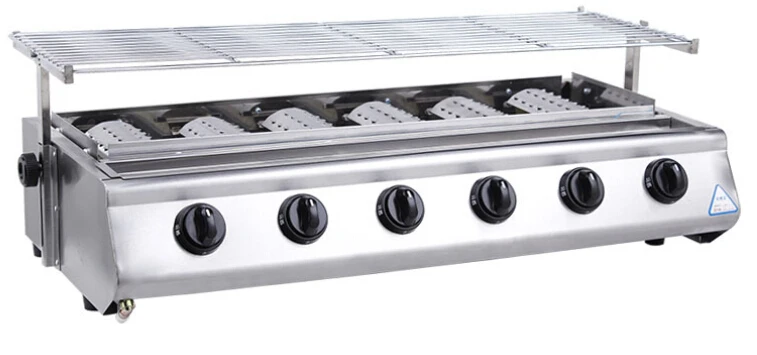 Freeshipping BBQ grill Roster Radiant Charbroiler 6 burners for outdoor stainless steel commercial Gas barbecue grill
Freeshipping BBQ grill Roster Radiant Charbroiler 6 burners for outdoor stainless steel commercial Gas barbecue grill