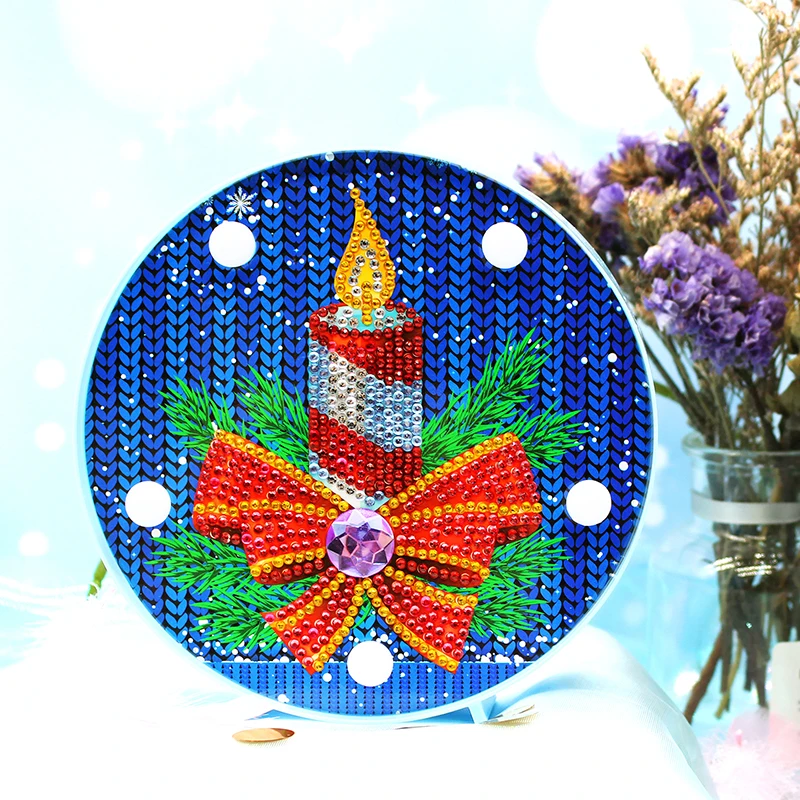 Santa Candle Crutch Diamond Painting Light Merry Christmas Tree Home Decoration Xmas Ornament Gifts Festival With Box
Santa Candle Crutch Diamond Painting Light Merry Christmas Tree Home Decoration Xmas Ornament Gifts Festival With Box