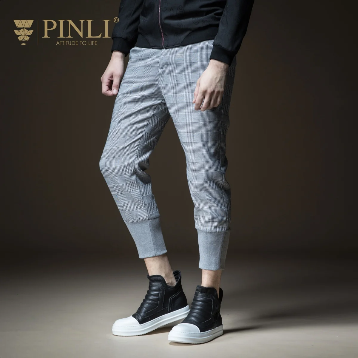 Мужские брюки длиной до щиколотки стильные осенние штаны Pinli Pin Li 9 футов B183317319