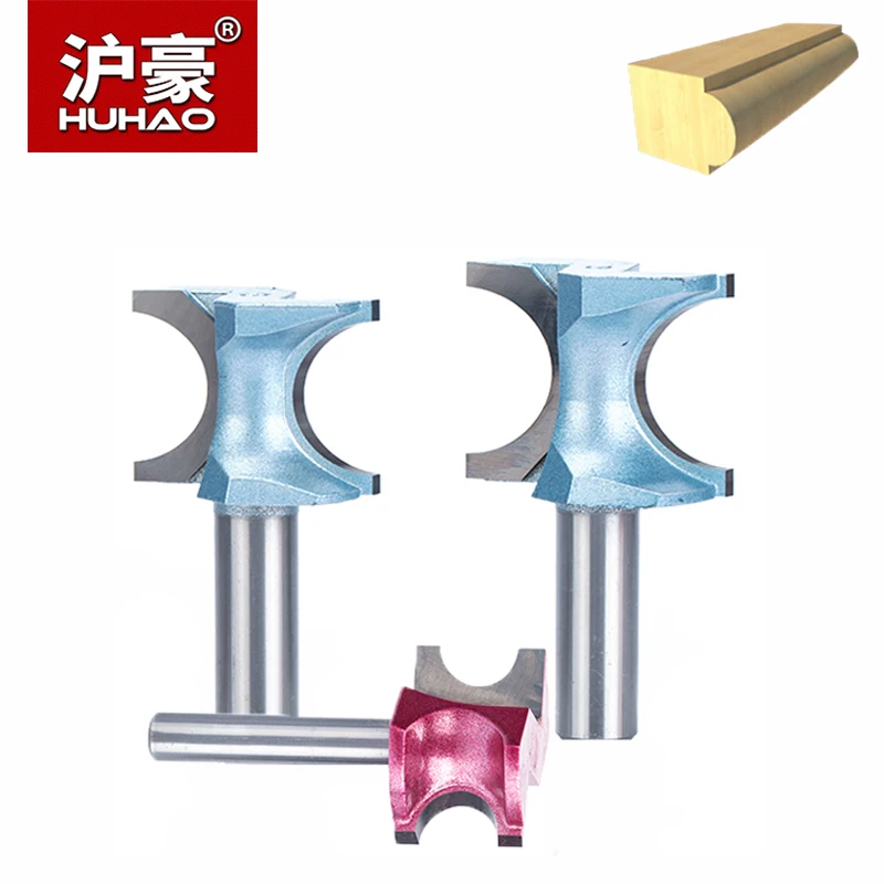 Huhao 1 шт. 1/2 "1/4" хвостовик полукруглый Бит Endmill Биты для древесины фрезы