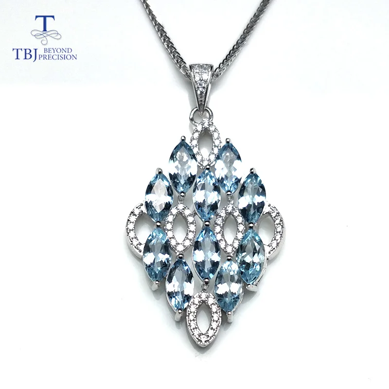 TBJ , natural 4.25ct good color aquamarine pendant luxury 925 silver pendant necklacefor women wife anniversary gift daily wear
TBJ , natural 4.25ct good color aquamarine pendant luxury 925 silver pendant necklacefor women wife anniversary gift daily wear