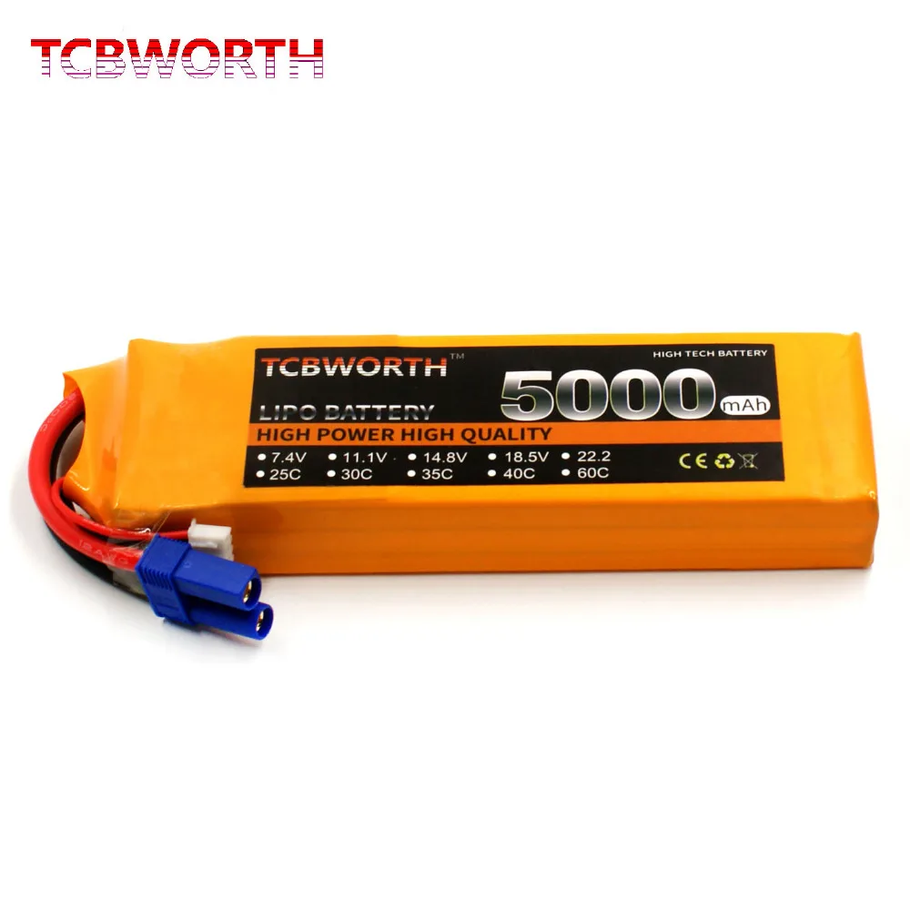 TCBWORTH 2S 7,4 V 5000 мА/ч, 25C RC литий-полимерный аккумулятор для РУ самолет квадротор Дрон Дистанционное Управление модель батареи LiPo AKKU
TCBWORTH 2S 7,4 V 5000 мА/ч, 25C RC литий-полимерный аккумулятор для РУ самолет квадротор Дрон Дистанционное Управление модель батареи LiPo AKKU