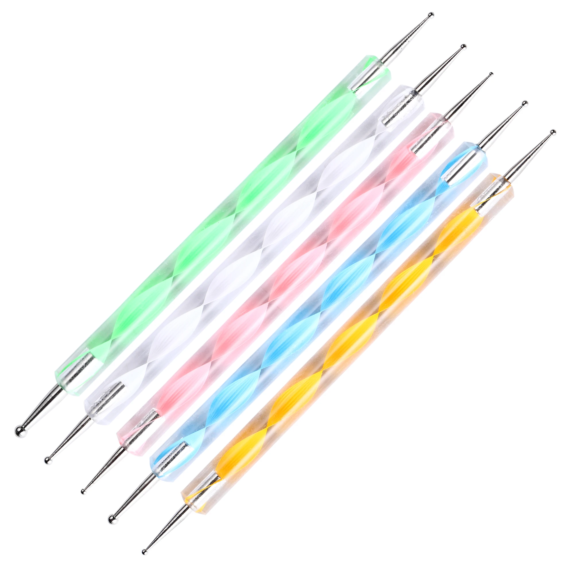 5pcs/Set UV Gel Painting Nail Art Dotting Pen Acrylic Handle 2 Way Brush Salon Use Professional Nail Art Manicure Tool Kit
5pcs/Set UV Gel Painting Nail Art Dotting Pen Acrylic Handle 2 Way Brush Salon Use Professional Nail Art Manicure Tool Kit