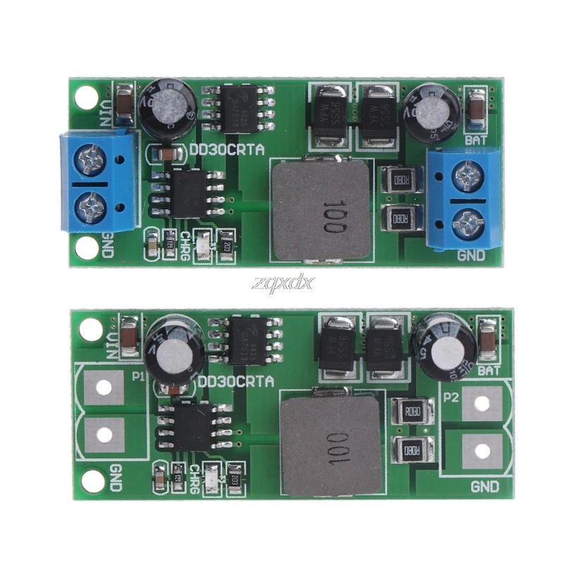 Фото 3A 12V свинцово кислотный аккумулятор зарядное устройство модуль для автомобиля