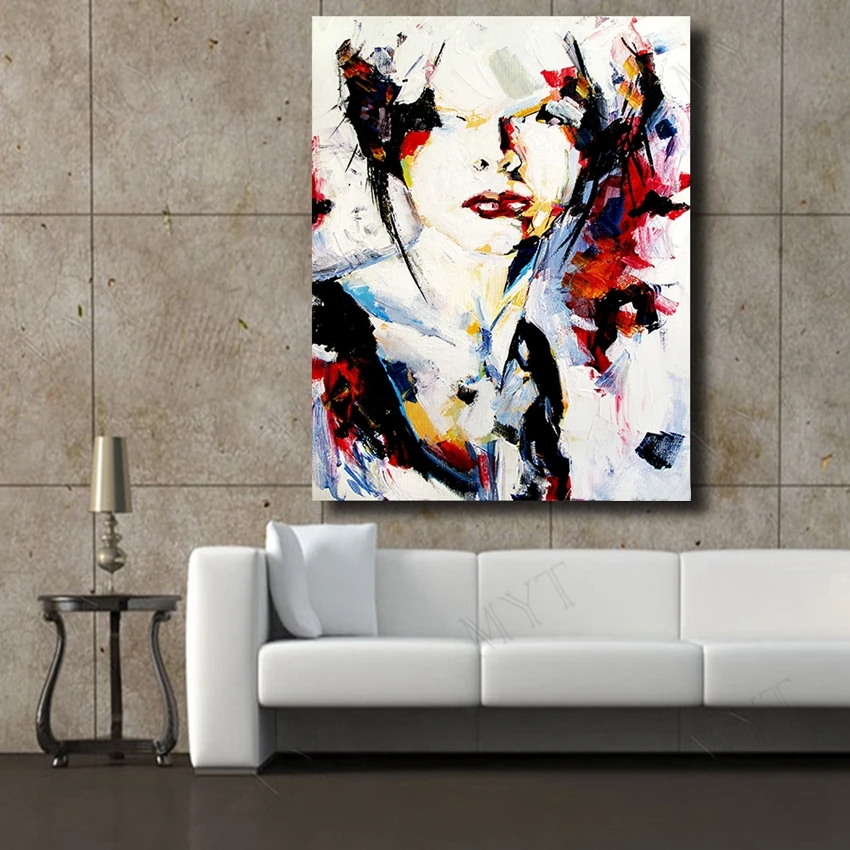 Frameless handpainted Oil Painting on Canvas abstract figure beauty girl wall art picture for living room bedroom home decor
Frameless handpainted Oil Painting on Canvas abstract figure beauty girl wall art picture for living room bedroom home decor