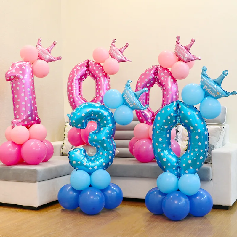 32inch Number Balloons Pink&Blue Foil Balloon Birthday Decoration Aluminum Foil Globos Kids Birthday Party Supplies
32inch Number Balloons Pink&Blue Foil Balloon Birthday Decoration Aluminum Foil Globos Kids Birthday Party Supplies