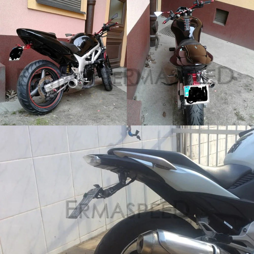 Universal Motorcycle Number Plate Holder CNC Aluminum Pitbike LED Light Motorcycle License Plate Bracket for KTM Yamaha xt 600
Universal Motorcycle Number Plate Holder CNC Aluminum Pitbike LED Light Motorcycle License Plate Bracket for KTM Yamaha xt 600