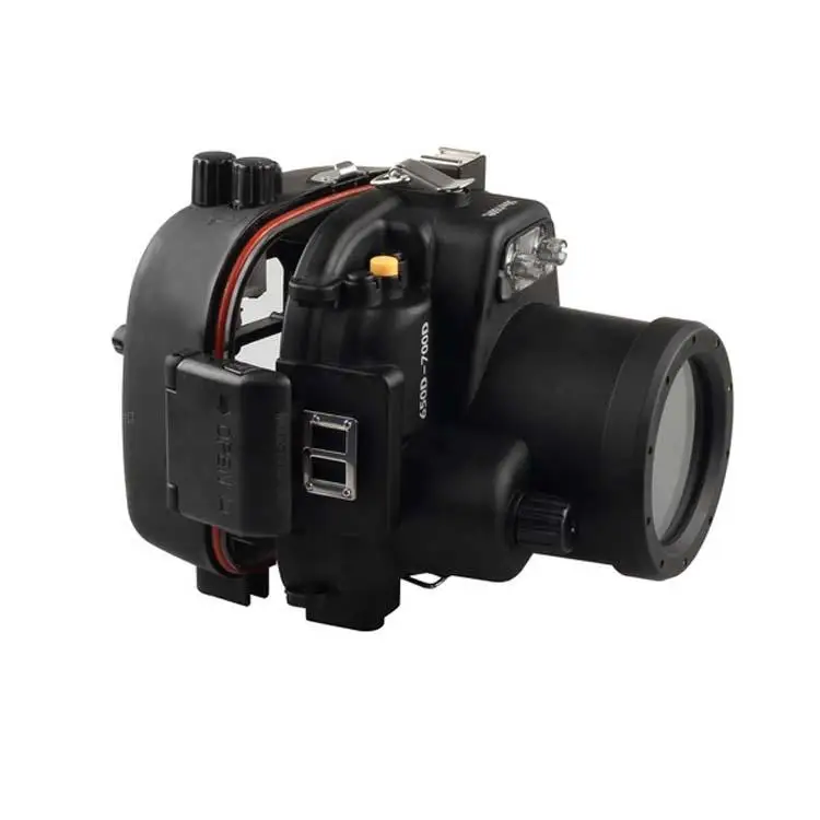 Meikon 40m/130ft Underwater Camera Housing Case for Canon EOS 650D 700D 18-55mm
Meikon 40m/130ft Underwater Camera Housing Case for Canon EOS 650D 700D 18-55mm