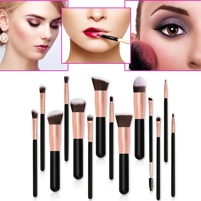 14 Pcs Makeup Brush Soft Eye Shadow Contour Foundation Blush Beauty Tools for Women 669
14 Pcs Makeup Brush Soft Eye Shadow Contour Foundation Blush Beauty Tools for Women 669
