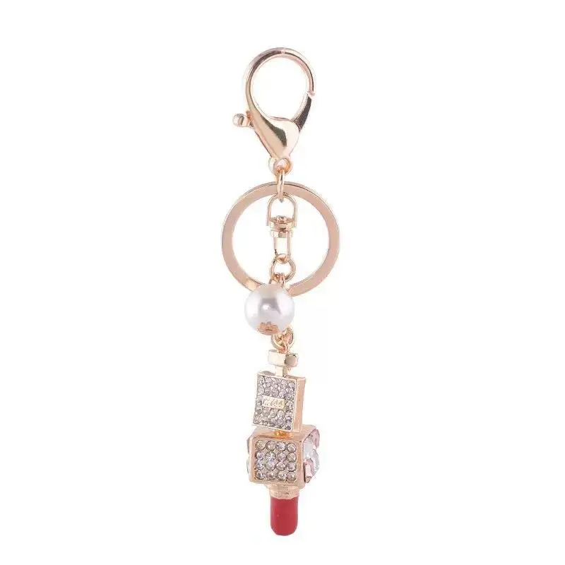 Creative rhinestone lipstick keychain woman Crystal lipstick car key ring Bag pendant accessories Fashion charm gift key chains
Creative rhinestone lipstick keychain woman Crystal lipstick car key ring Bag pendant accessories Fashion charm gift key chains