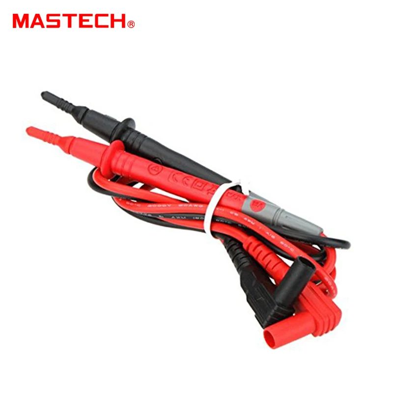 MASTECH T3033U 10A 65cm Test Lead Probe 65cm for DMM Digital Multimeter And Clamp Meters Tester Cable Accessories Kit Set
MASTECH T3033U 10A 65cm Test Lead Probe 65cm for DMM Digital Multimeter And Clamp Meters Tester Cable Accessories Kit Set