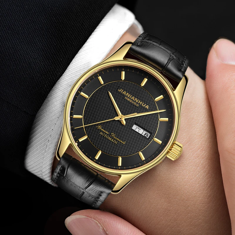 Классические деловые мужские часы Роскошные автоматические от топового бренда с