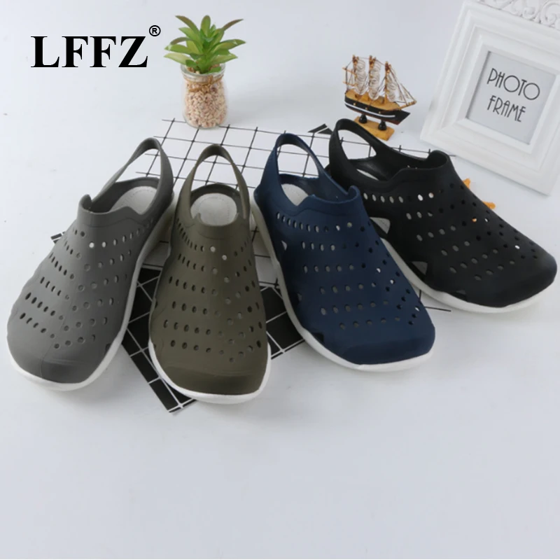 LFFZ Fashion Hollow Slippers Fashion Outdoor Breathable Casual Couple Beach Sandal Flip Flops Shoes Men Beach Slippers ZLL516
LFFZ Fashion Hollow Slippers Fashion Outdoor Breathable Casual Couple Beach Sandal Flip Flops Shoes Men Beach Slippers ZLL516