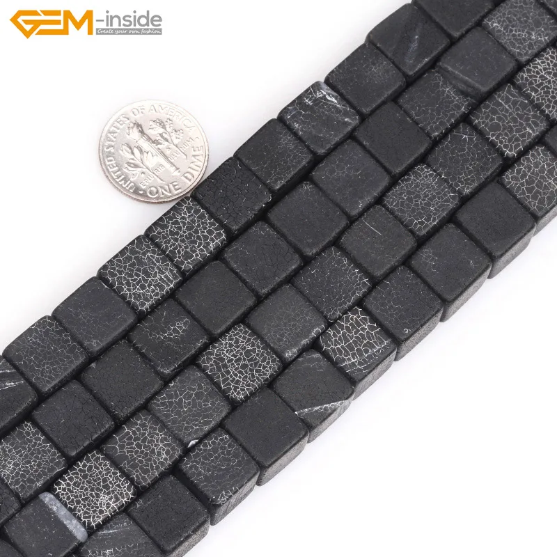 Gem-inside 10mm Natural Frost Matte Black Agates Cube Stone Beads Cubic Beads For Jewelry Making Beads 15inch DIY Beads
Gem-inside 10mm Natural Frost Matte Black Agates Cube Stone Beads Cubic Beads For Jewelry Making Beads 15inch DIY Beads