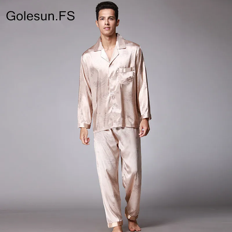 New Arrival Autumn Men High Faux Silk Pijamas tops and Pants sets lounge Homewear Sleepwear Set Men's Pajama sets TZ066
New Arrival Autumn Men High Faux Silk Pijamas tops and Pants sets lounge Homewear Sleepwear Set Men's Pajama sets TZ066