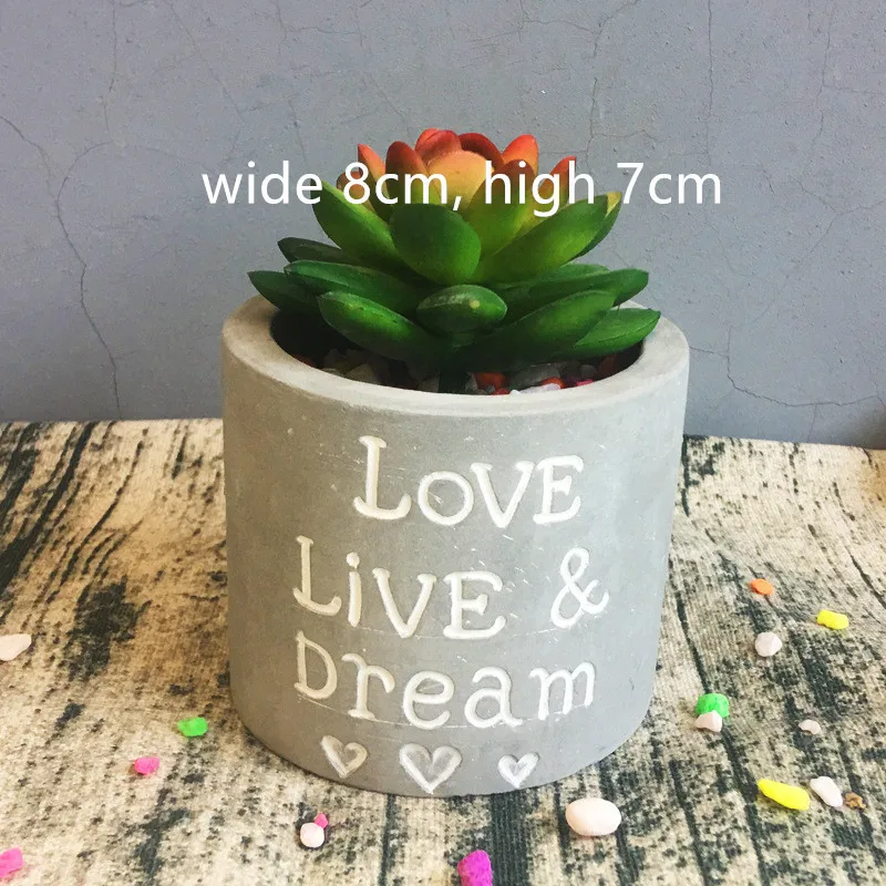 Alphabet English LOVE Garden Decorating Cement flowerpot Mold Silicone Concrete Planter Mould
Alphabet English LOVE Garden Decorating Cement flowerpot Mold Silicone Concrete Planter Mould