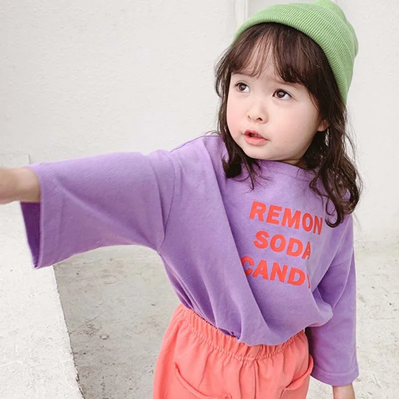 2020 Europe America Cotton T-shirt Baby Girl Solid Long Sleeve Letter T Shirt Kids O-neck Toddler Shirts Autumn Girls T Shirts
2020 Europe America Cotton T-shirt Baby Girl Solid Long Sleeve Letter T Shirt Kids O-neck Toddler Shirts Autumn Girls T Shirts