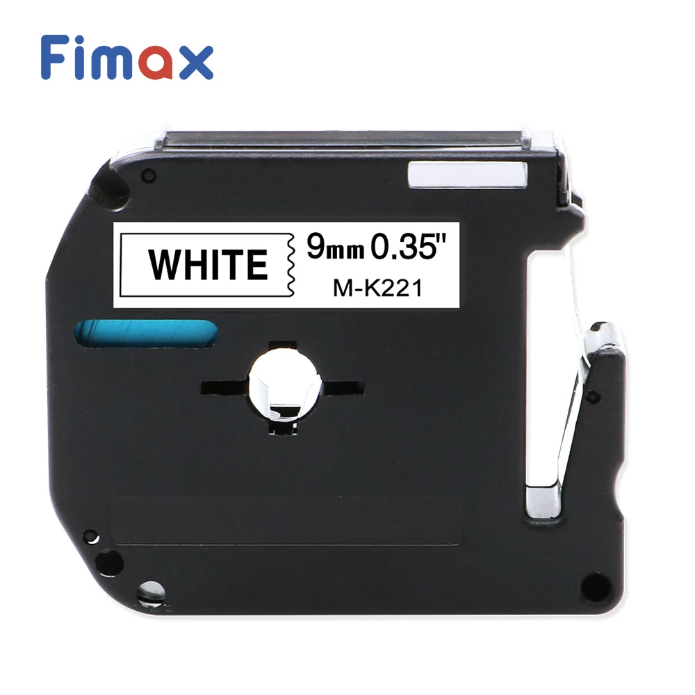 Fimax 1 упаковка MK 221 621 9 мм 7 цветов Совместимость для Brother P touch M Type Label Maker MK221 K521