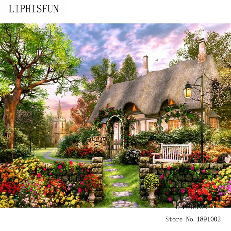 Full Square Diamond 5D DIY Diamond Painting Cottage Garden Embroidery Cross Stitch Rhinestone Mosaic Painting Decor Gift
Full Square Diamond 5D DIY Diamond Painting Cottage Garden Embroidery Cross Stitch Rhinestone Mosaic Painting Decor Gift