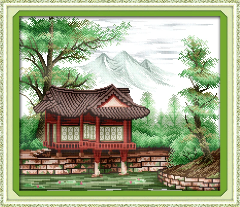 Garden views(2) cross stitch kit 14ct 11ct count printed canvas stitching embroidery DIY handmade needlework
Garden views(2) cross stitch kit 14ct 11ct count printed canvas stitching embroidery DIY handmade needlework