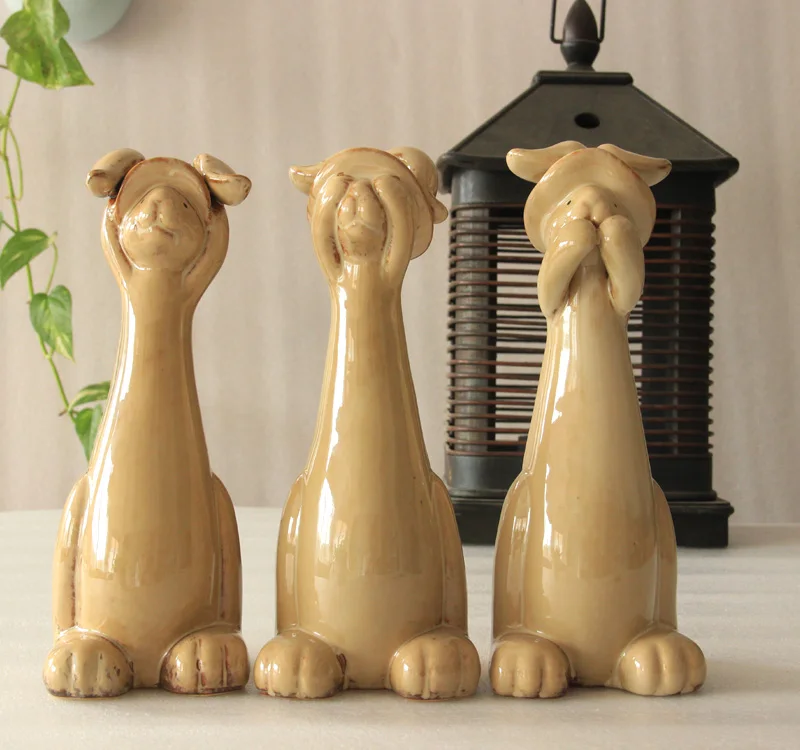 Yellow three ceramic Cartoon rabbit statue home decor crafts kids room decoration vintage ornament porcelain animal figurines
Yellow three ceramic Cartoon rabbit statue home decor crafts kids room decoration vintage ornament porcelain animal figurines