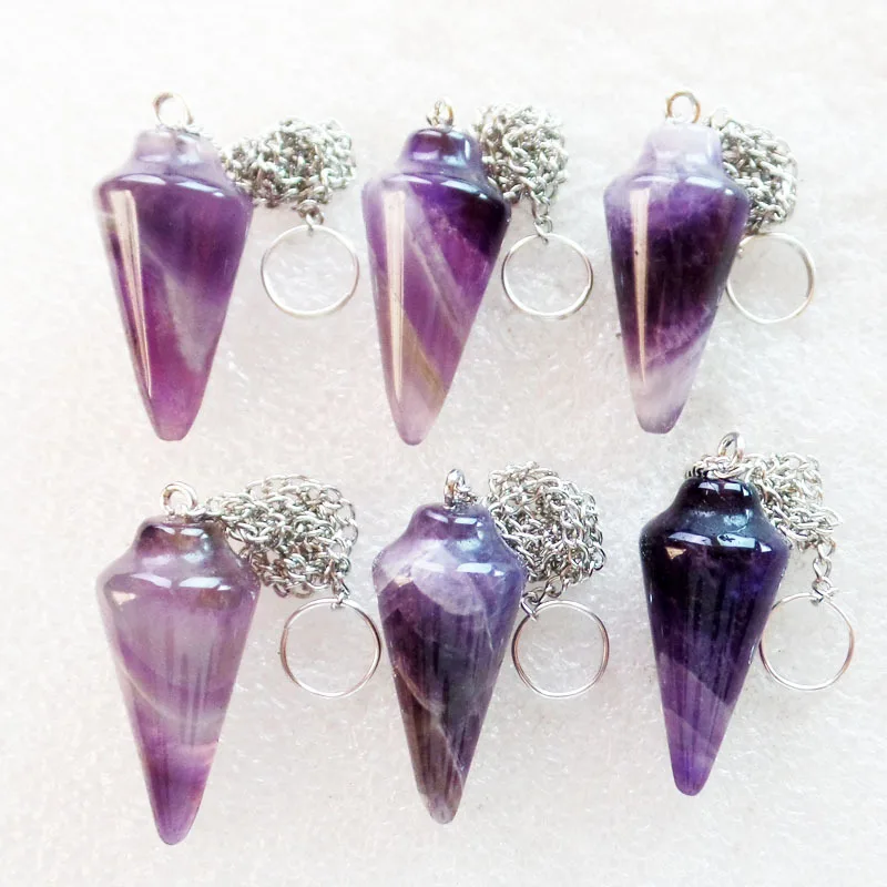 (6 pieces/lot) Wholesale Natural Amethysts Pendulum Pendant Bead 35x15mm Free Shipping Fashion Jewelry DJ697
(6 pieces/lot) Wholesale Natural Amethysts Pendulum Pendant Bead 35x15mm Free Shipping Fashion Jewelry DJ697