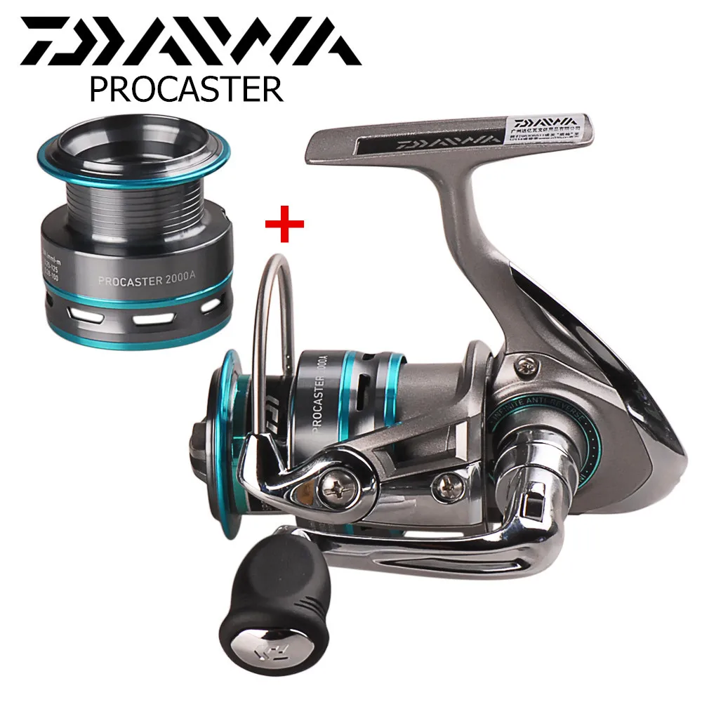 Оригинальный DAIWA PROCASTER 2000A 2500A 3000A 4000A 7BB барабанов с двумя металлическими гибкими