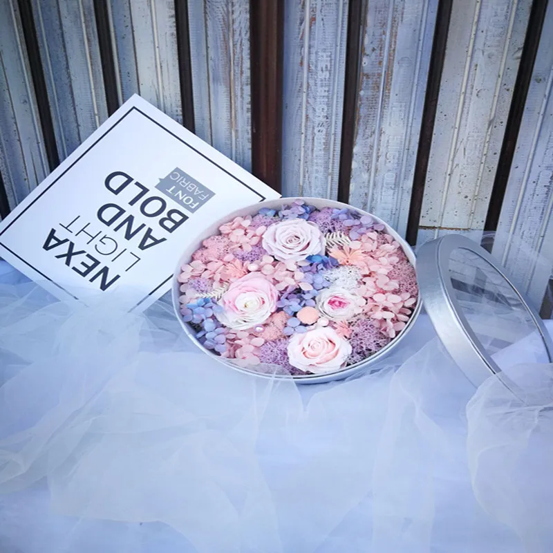 Eternal life flowers round 21CM creative crafts gift box Christmas Free Shipping
Eternal life flowers round 21CM creative crafts gift box Christmas Free Shipping