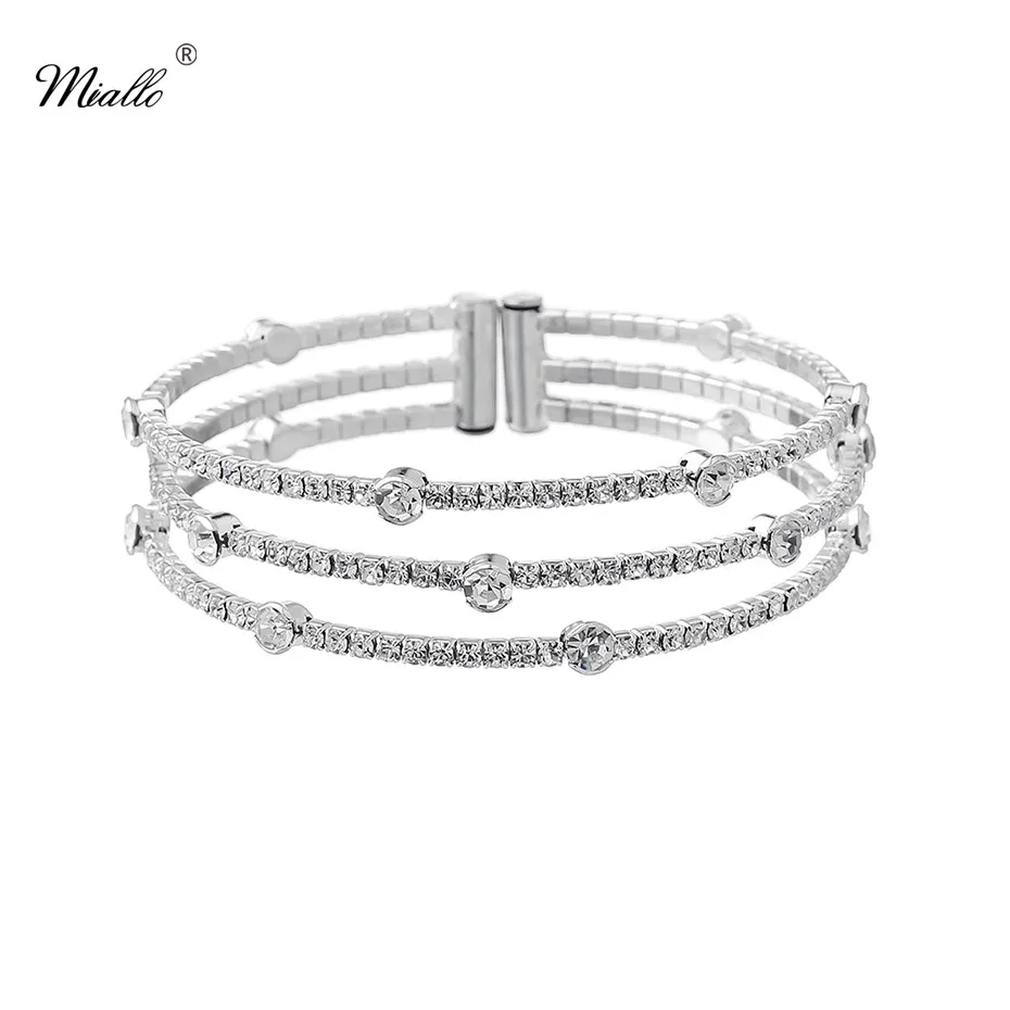 Miallo Newest Fashion Austrian Crystal Three Circles Bangles Wedding Jewelry Accessories Bride Bridesmaids Bracelets & Bangles
Miallo Newest Fashion Austrian Crystal Three Circles Bangles Wedding Jewelry Accessories Bride Bridesmaids Bracelets & Bangles
