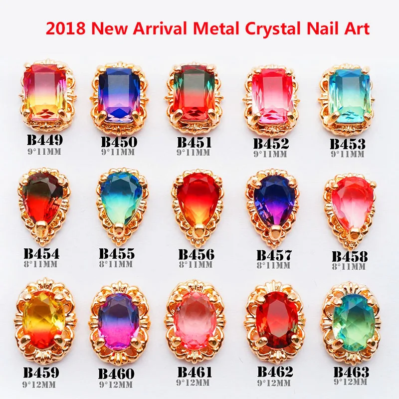 2018 New Arrival 100pcs/bag Crystal Rhinestones 3d Metal Alloy Nail Art Decorations Nail Charms Jewelry on Nails Salon Supplies
2018 New Arrival 100pcs/bag Crystal Rhinestones 3d Metal Alloy Nail Art Decorations Nail Charms Jewelry on Nails Salon Supplies