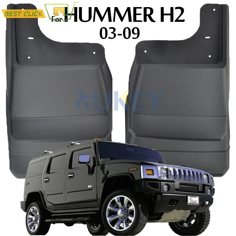 Передние и задние щитки от грязи для HUMMER H2 2003 2009 Автомобильные Брызговики