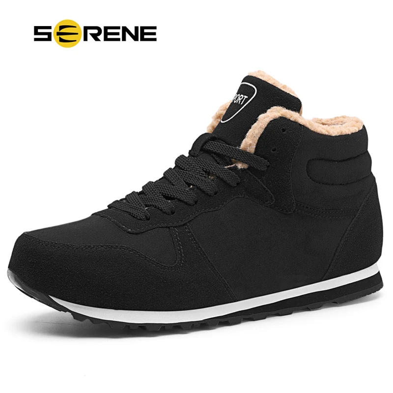 SERENE Brand Men's Boots Big Size 36-47 Male Shoes Suede Black Casual Bot Walk Ankle Boot Waterproof Warm Fur Winter Boots Men
SERENE Brand Men's Boots Big Size 36-47 Male Shoes Suede Black Casual Bot Walk Ankle Boot Waterproof Warm Fur Winter Boots Men