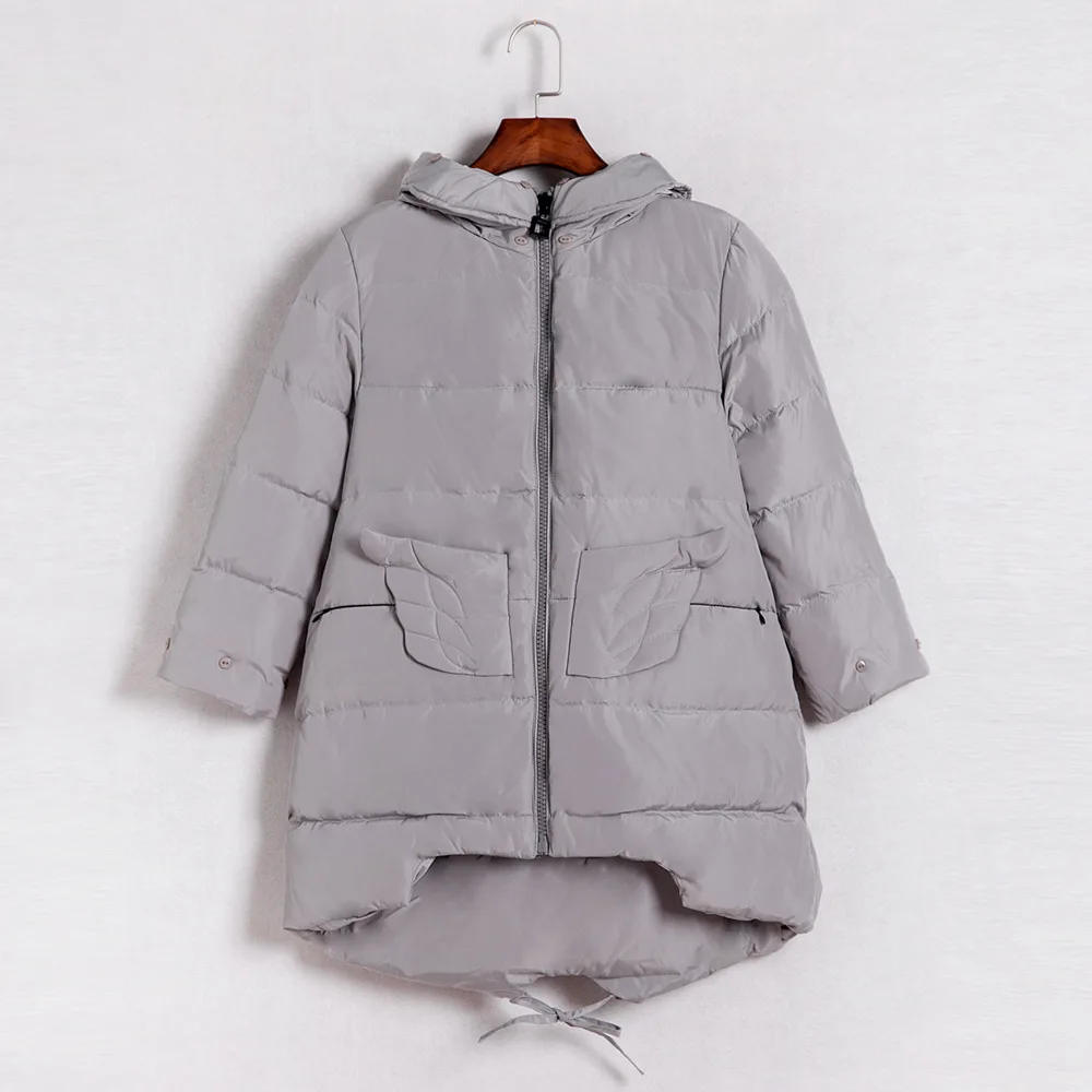 Korean Preppy Solid Cute Female Women Winter Padded Down Cotton Jacket angel Wings Pocket Irregular Zipper Lady Coat parka Cloak
Korean Preppy Solid Cute Female Women Winter Padded Down Cotton Jacket angel Wings Pocket Irregular Zipper Lady Coat parka Cloak