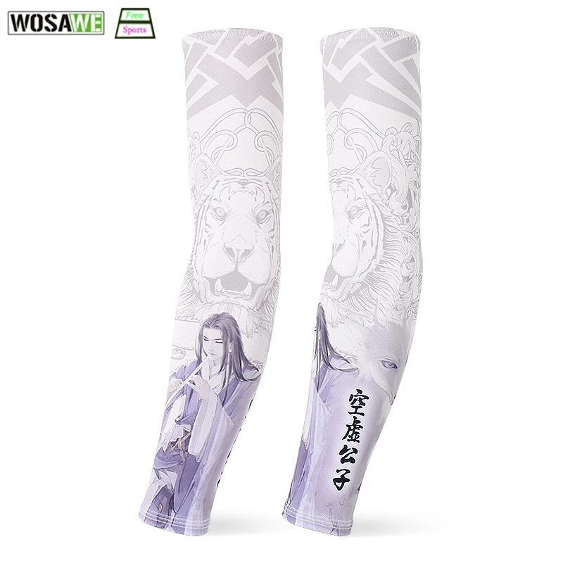 WOSAWE Bicycle UV Sun Protection Arm Sleeve Men Cycling Running mtb Warmers Sleeves Sports Fitness Protect | Спорт и развлечения