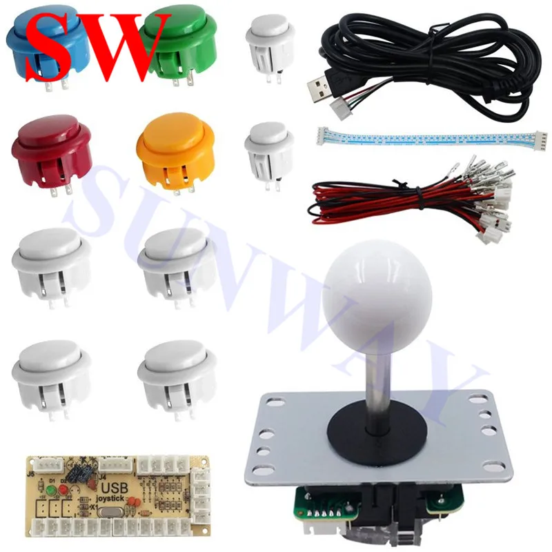 USB контроллер Sanwa 5 pin с кнопками для ПК PS3|Джойстики| |