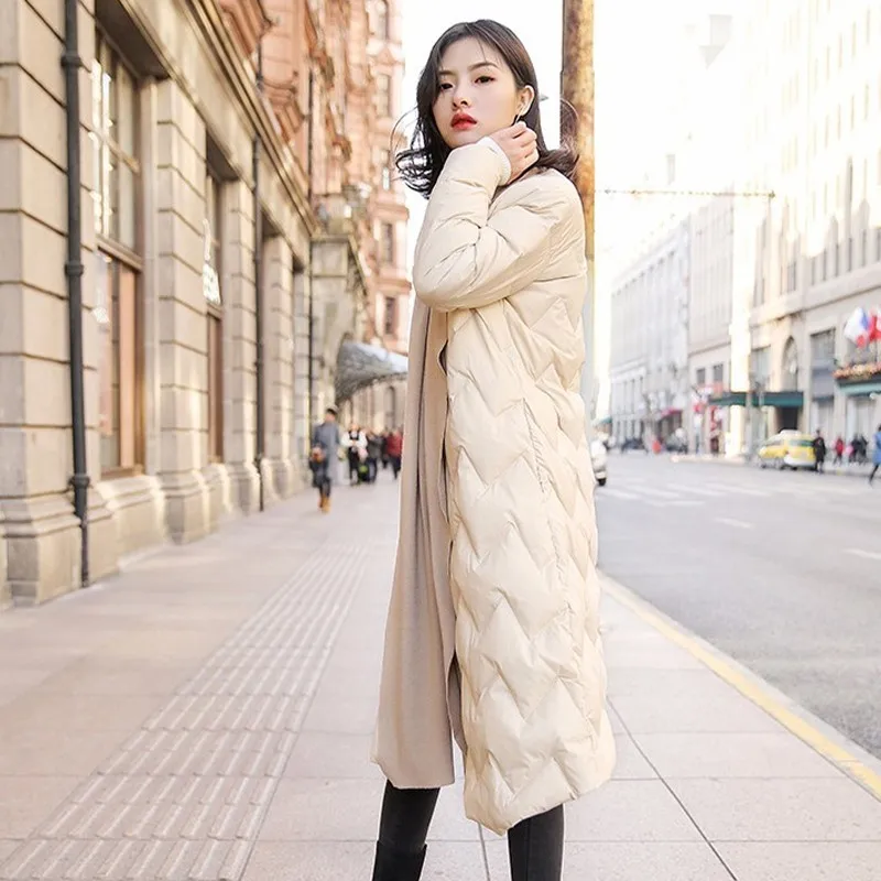 Black Winter Parka Plus Size Goose Feather Jacket Woman White Duck Down Coat Long Belt Thick Warm Outerwear 2020 Korean Okd454
Black Winter Parka Plus Size Goose Feather Jacket Woman White Duck Down Coat Long Belt Thick Warm Outerwear 2020 Korean Okd454