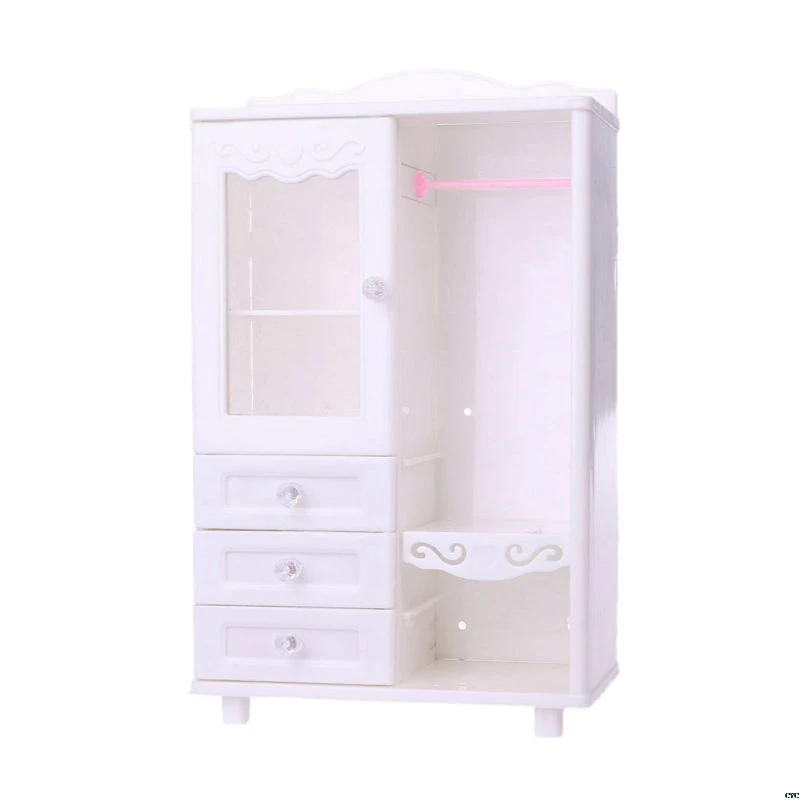 New Luxury White Wardrobe Closet Accessories Furniture Girls Gift For Doll Accessories
New Luxury White Wardrobe Closet Accessories Furniture Girls Gift For Doll Accessories