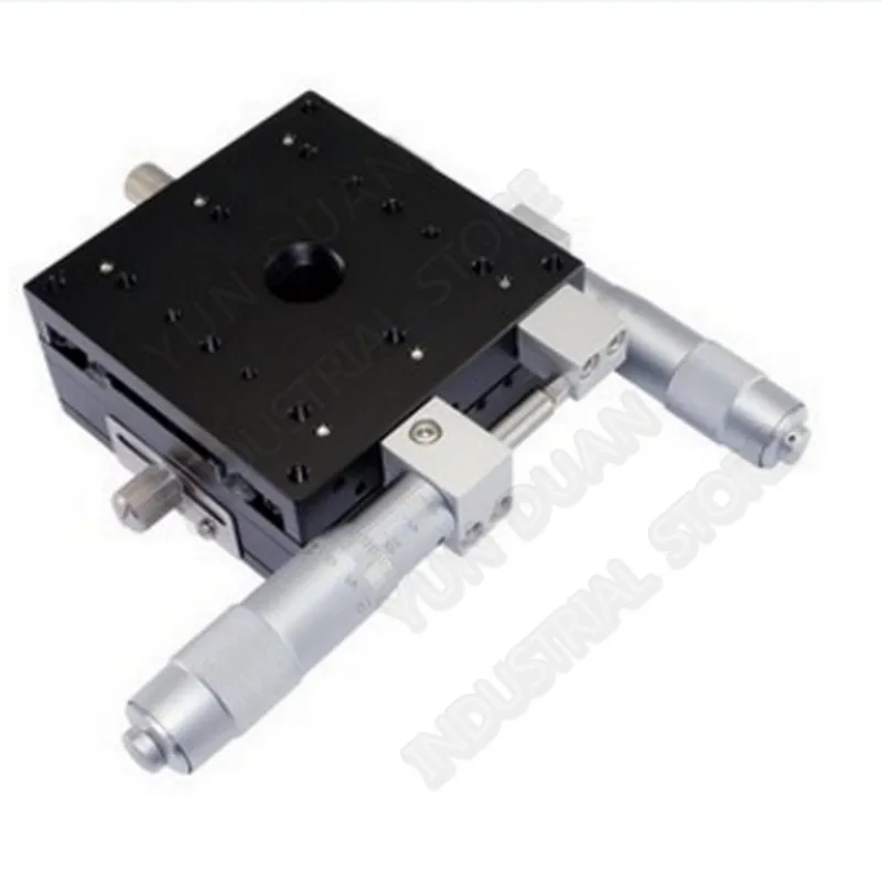 Manual Micrometer Sliding Table XY Axis 80*80mm 3" Station Displacement Platform Cross Roller Guide Way Linear Stage LY80-R
Manual Micrometer Sliding Table XY Axis 80*80mm 3" Station Displacement Platform Cross Roller Guide Way Linear Stage LY80-R