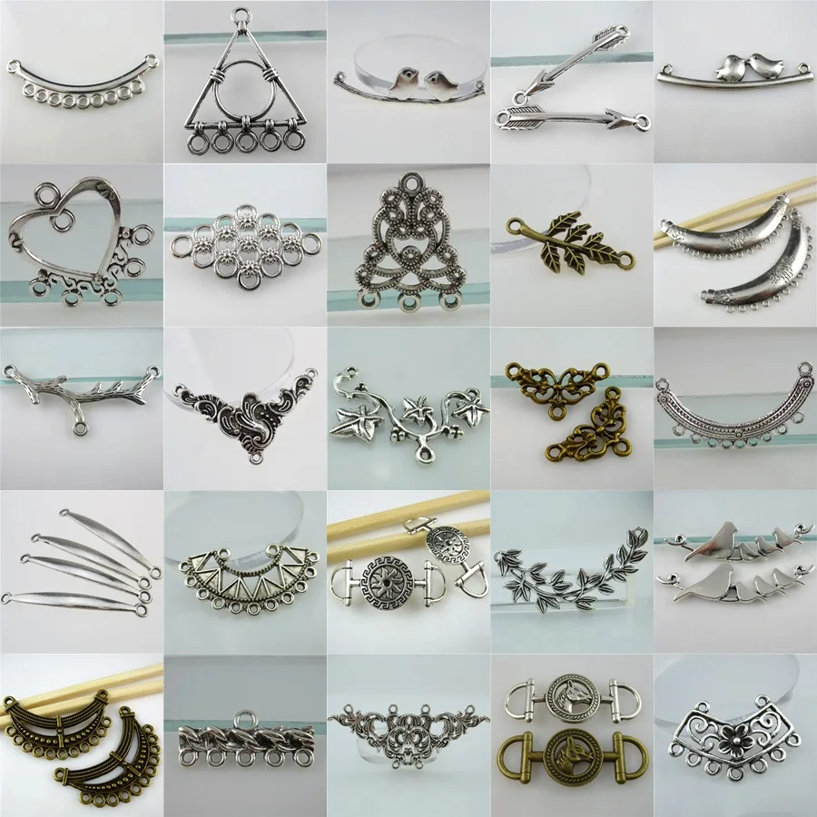 5pcs Mix Antique Vintage Connector for Jewelry Making Bracelet Accessories Craft DIY handmade Findings 38styles
5pcs Mix Antique Vintage Connector for Jewelry Making Bracelet Accessories Craft DIY handmade Findings 38styles