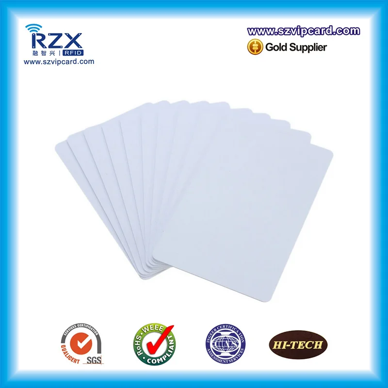Free shipping 200PCS wholesale CR80 PVC blank contactless RFID plain card with ATMEL T5577
Free shipping 200PCS wholesale CR80 PVC blank contactless RFID plain card with ATMEL T5577