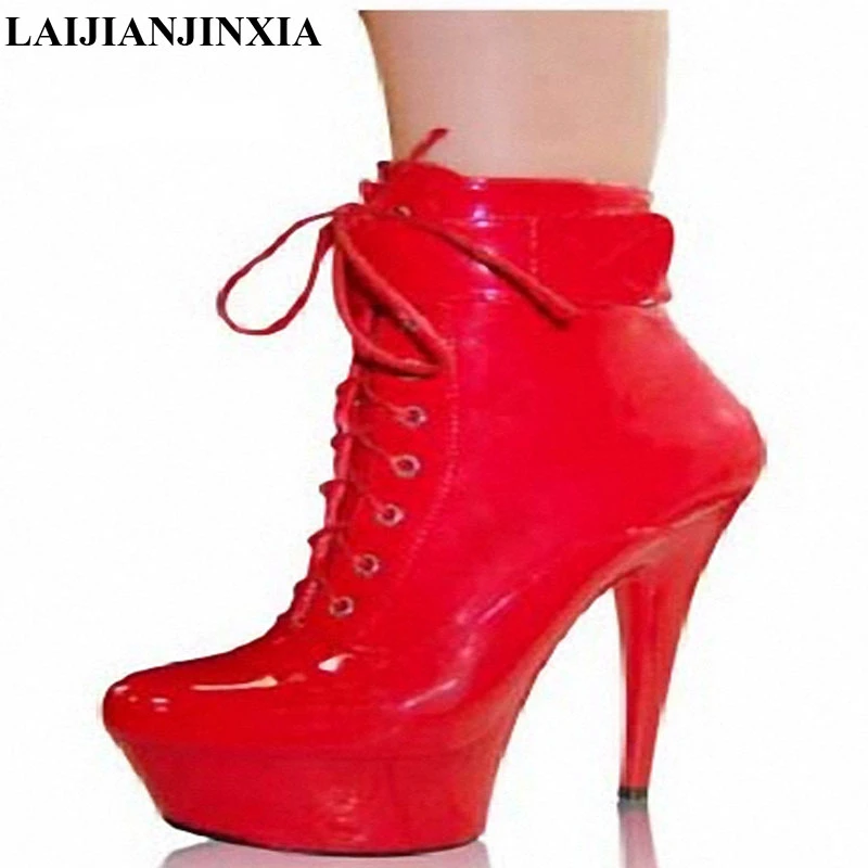 LAIJIANJINXIA Sexy Spring Party Women's Sexy 15CM Thin High Heel Shoes Ankle Boots Shoes Dance Shoes
LAIJIANJINXIA Sexy Spring Party Women's Sexy 15CM Thin High Heel Shoes Ankle Boots Shoes Dance Shoes