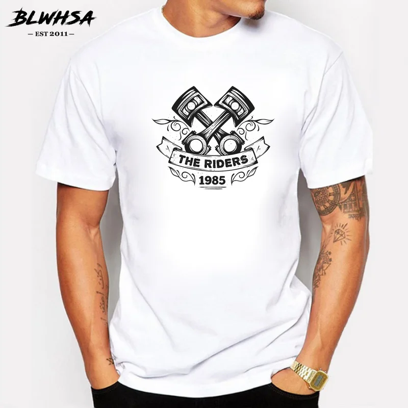 BLWHSA New Mens Short Sleeve T Shirt Man Cotton O neck T-shirt The Riders 1985 Print Hip Hop Street-wear Summer Men Tee
BLWHSA New Mens Short Sleeve T Shirt Man Cotton O neck T-shirt The Riders 1985 Print Hip Hop Street-wear Summer Men Tee