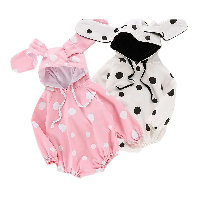 Baby Girl Boy Rompers Long Sleeve Dot Rabbit Ears Hooded Jumpsuit Clothes Spring Autumn Cotton Rompers Baby Girl Boy Clothes
Baby Girl Boy Rompers Long Sleeve Dot Rabbit Ears Hooded Jumpsuit Clothes Spring Autumn Cotton Rompers Baby Girl Boy Clothes