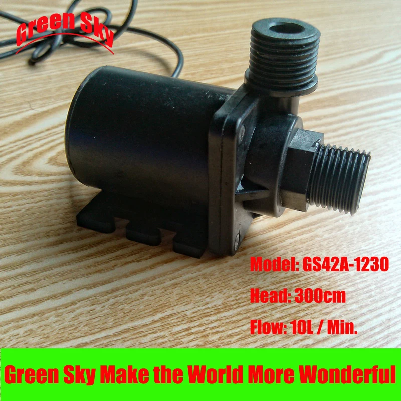 10L/Min 300cm Head 12V DC 13.2W Submersible fountain aquarium circulation heating 12 volt high pressure water pump
10L/Min 300cm Head 12V DC 13.2W Submersible fountain aquarium circulation heating 12 volt high pressure water pump